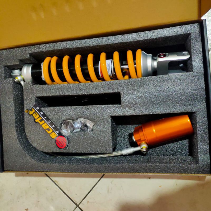Scarlet Monoshock KLX Tabung Pisah