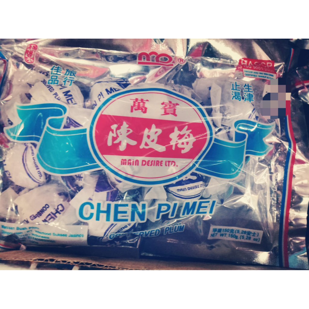 

[KS] CHEN PI MEI PLUM KEMASAN BIRU 150GR