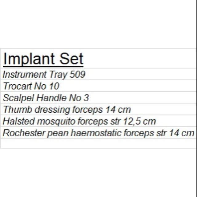 Implan set