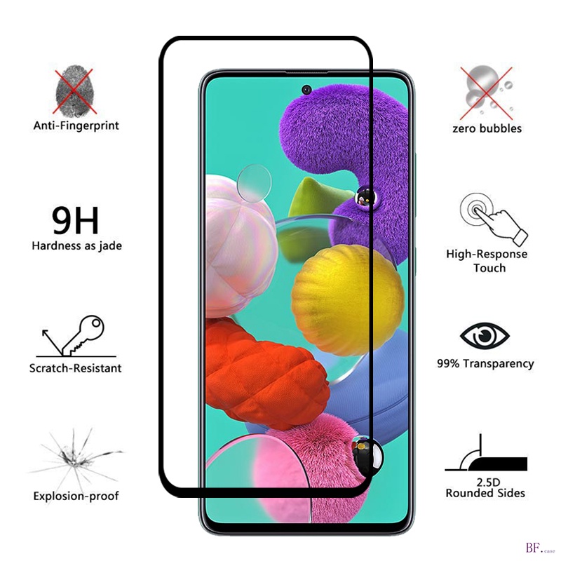 For Samsung Galaxy S6 S7 Edge S8 S9 S10 S20 S21 Plus S20Fe S21Ultar S20Ultar Explosion-proof HD Full Coverage Tempered Glass Protective Film