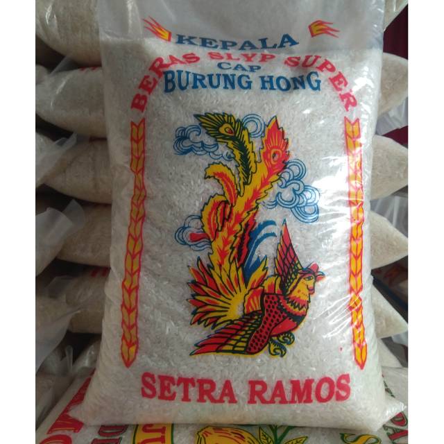 

Beras Kepala SLYP Super Cap Burung Hong Setra Ramos 5 Kg