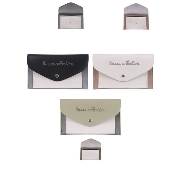 Dompet Hp Miniso - Simple Solid Color Cellphone Pouch (ada tali panjang rantai)