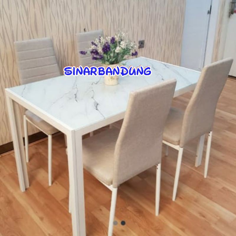 MEJA MAKAN  KACA MINIMALIS [BANDUNG SAJA]