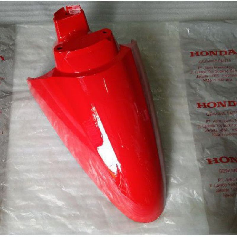 Spakbor depan Scoopy new esp 2021 K2F prestige sporty Merah cabai/ferarri original