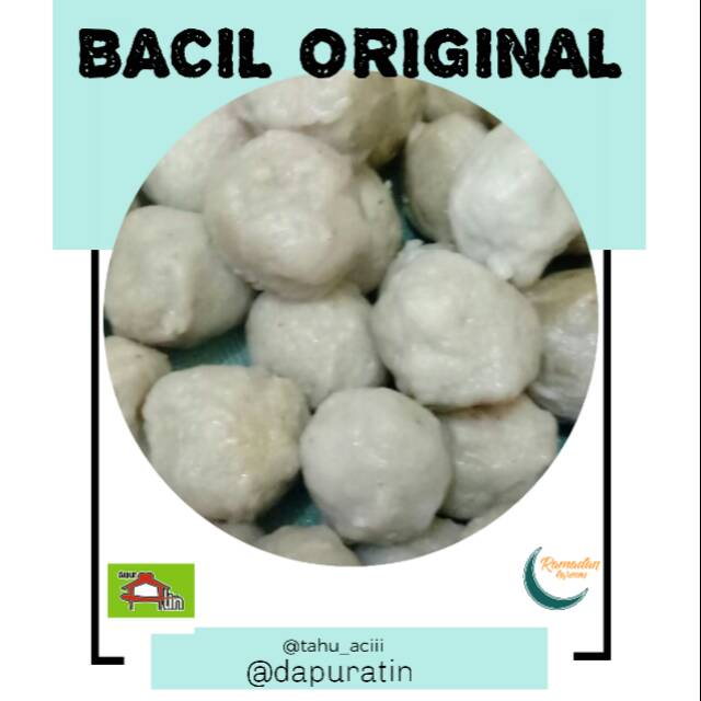

Baso cilok. Baso daging polos tanpa isian.