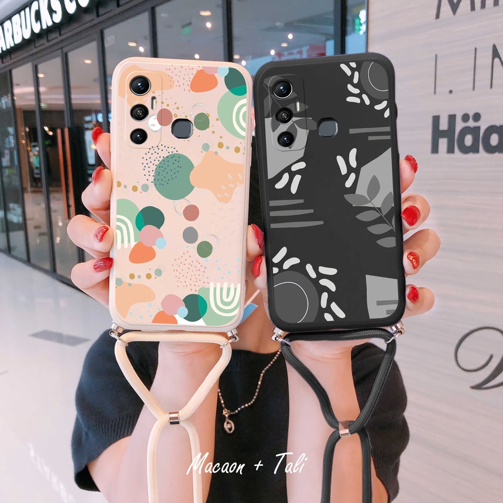 Sling Case Macaron Softcase Tali (UV14) Infinix Note 8 11 12 HOT 11 11S 11 PLAY 10 10 PLAY 10S 9 9 PLAY 8 SMART 4 SMART 5 6