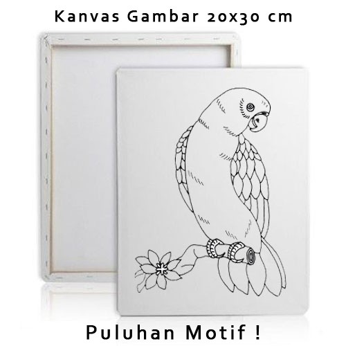 

Kanvas Lukis Gambar Mewarnai 20x30cm