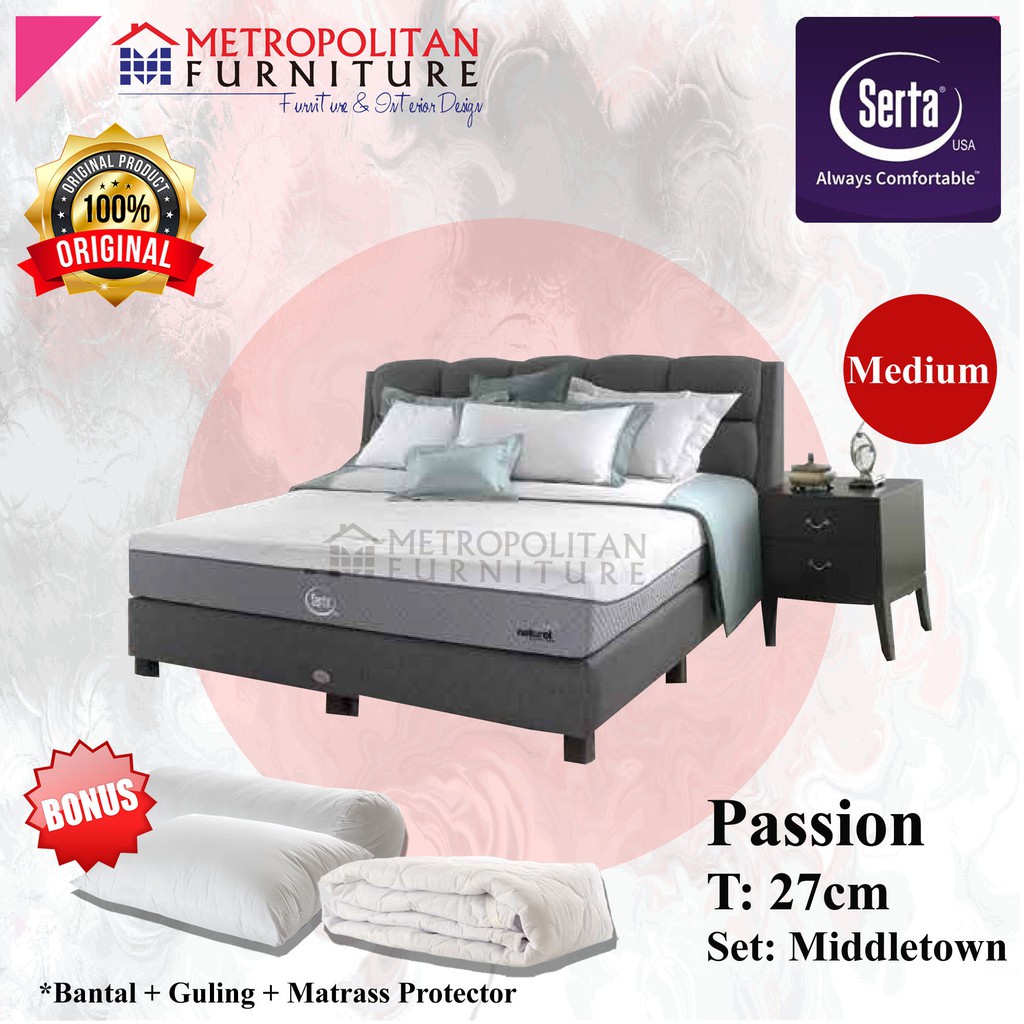 Springbed SERTA Passion FULL SET Spring bed Kasur Matras