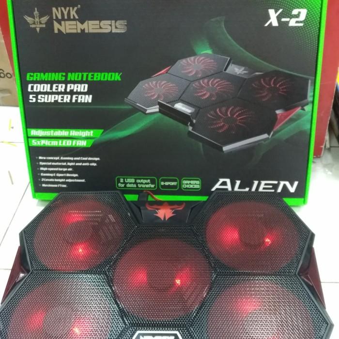 NYK NEMESIS COOLINGPAD X2 ALIEN WITH 5 SUPER FAN