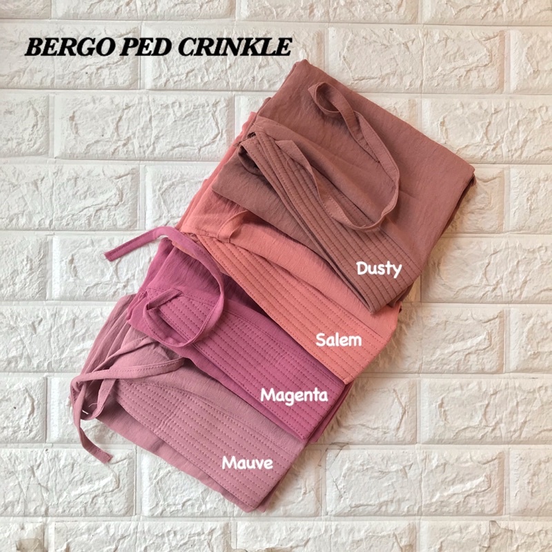 HIJAB BERGO PED CRINKLE AIRFLOW