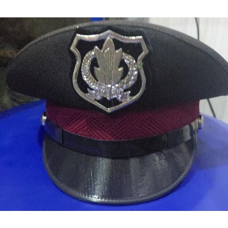 JUAL TOPI PET SATPAM/TOPI SATPAM/TOPI HITAM