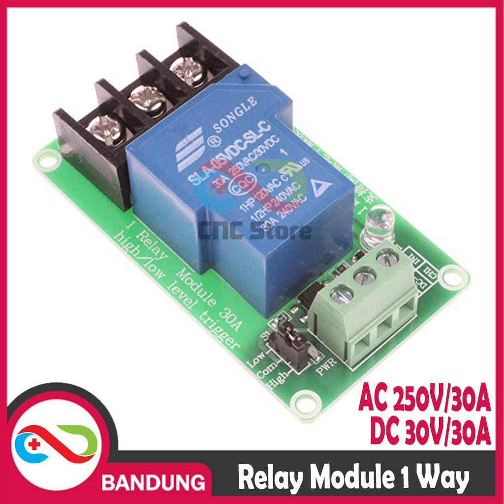 RELAY MODULE 5V 1 WAY 30A OPTOCOUPLER ISOLATION