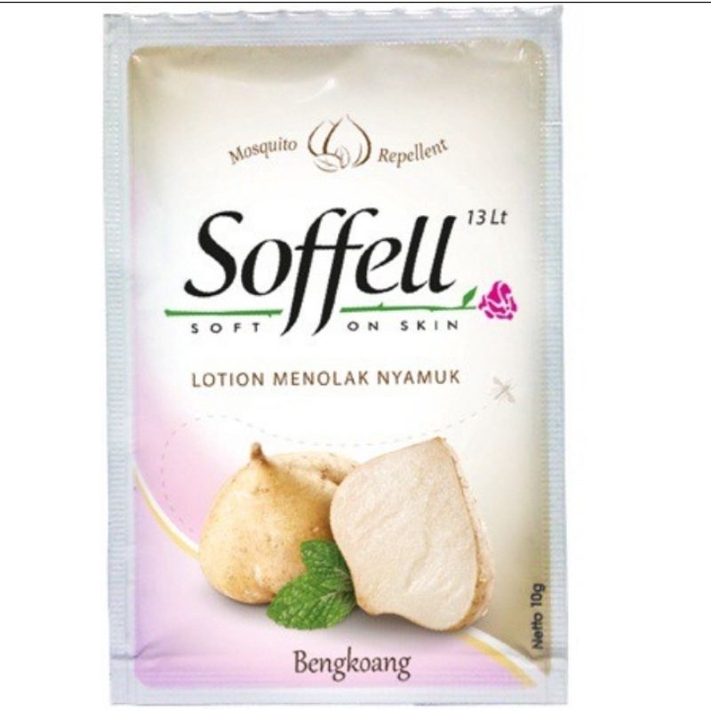 SOFFELL SACHET / LOTION ANTI NYAMUK / MENJAGA KULIT TUBUH /BENGKOANG