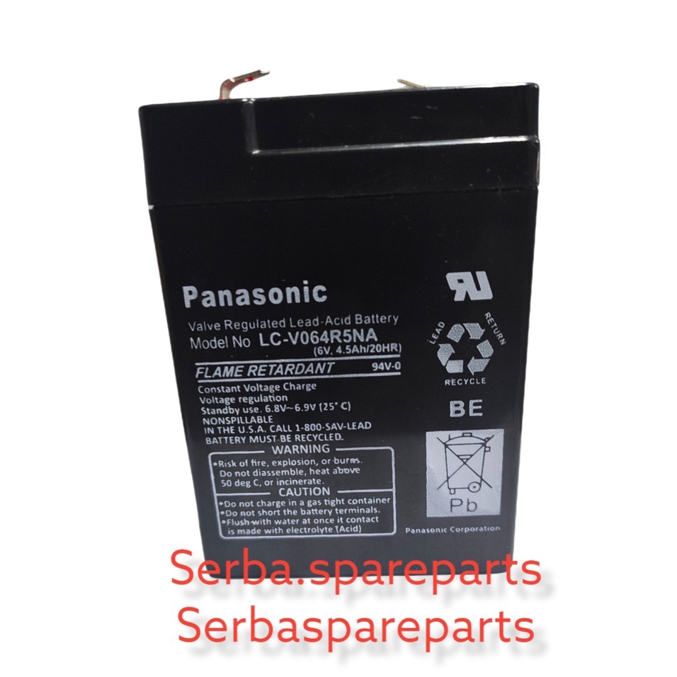 Accu 57800Aki Kering 6v 4,5 Ah