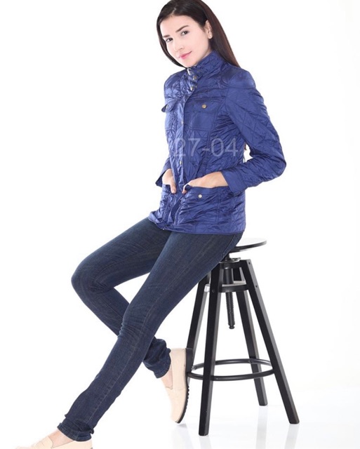 Banana Republic Quilted Jacket Navy