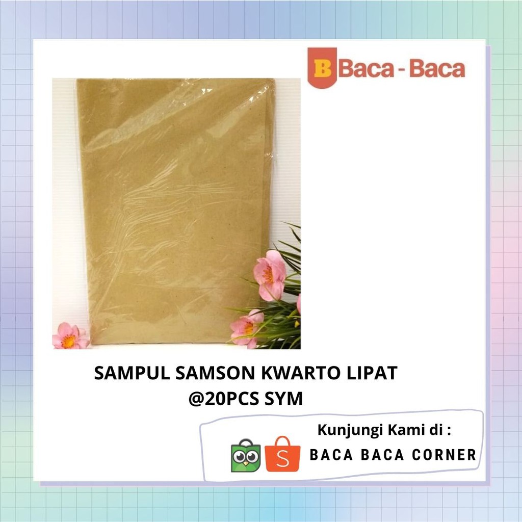

SAMPUL SAMSON KWARTO LIPAT @20PCS SYM