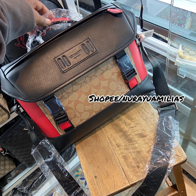 Coach messenger bag import Grade original tas selempang coach tas slempang pria