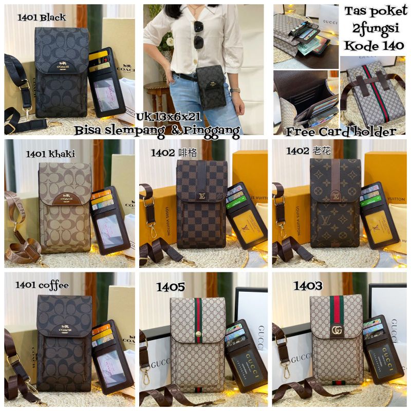 tas selempang multifungsi hp wanita/sling bag mini hpo pouch dompet  hp