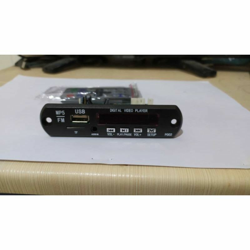 Modul Kit Panel Mp5 USB Digital Video Player FM Radio