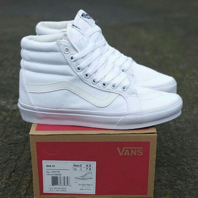 white sk8 highs