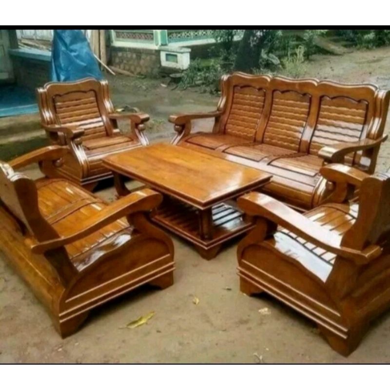 Kursi tamu gajah minimalis jati Jepara