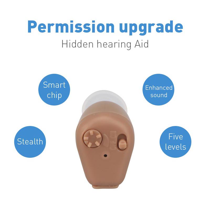 Alat Bantu Dengar In Ear Hearing Aid Murah - Beige