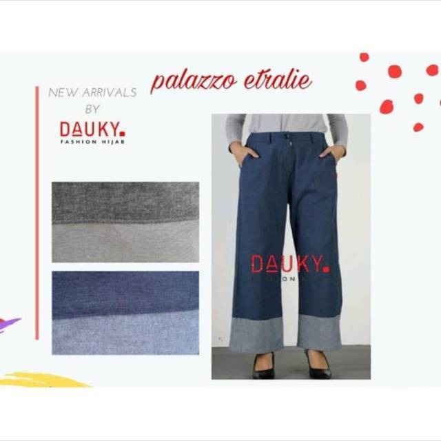 Celana kulot Palazzo Etralie Dauky