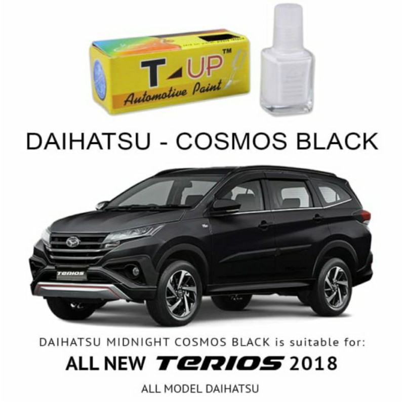 T-Up cat oles daihatsu midnight cosmos black contoh cat hitam daihatsu terios xenia luxio