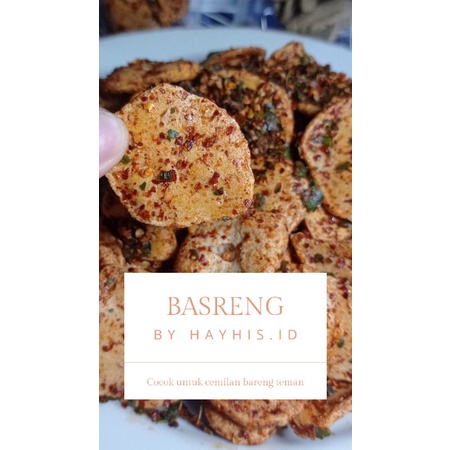 

Basreng Gepeng pedas daun jeruk