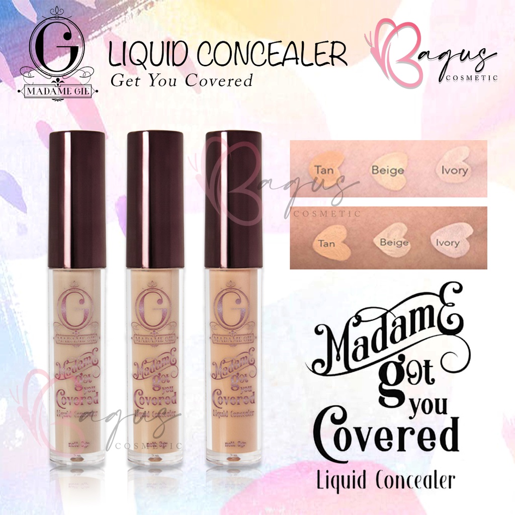 ⭐BAGUS⭐ MADAME GIE GOT YOU COVERED LIQUID CONCEALER 3GR / MADAME GIE CONCEALER