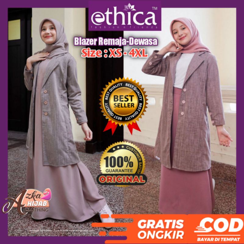 IZUMI 02 OUTER BLAZER BIG SIZE / BLAZER WANITA LENGAN PANJANG / BLAZER PANJANG WANITA / JACKET BLAZE