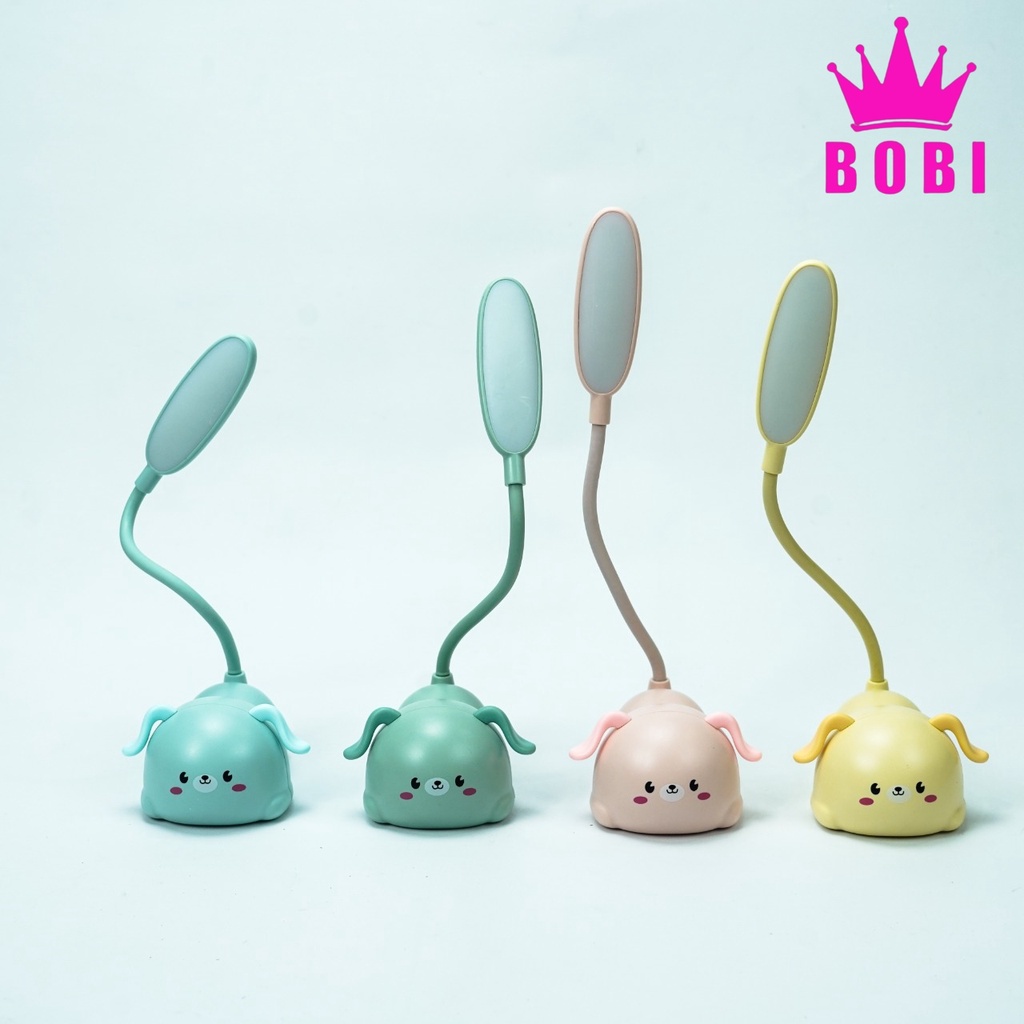 Lampu Tidur kode SQ330-D  LED Lucu / Lampu Tidur atau Lampu Belajar Motif Doggy Merk Bobi - Warna Random