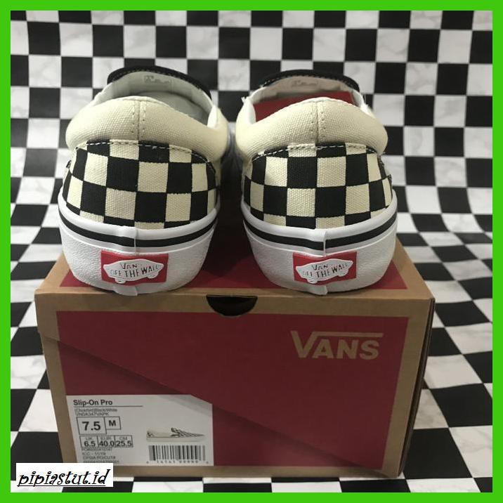 NOPILSPRIA- VANS SLIP ON PRO CHECKERBOARD ORIGINAL / SLIP ON PRO -ORIGINALLLL-