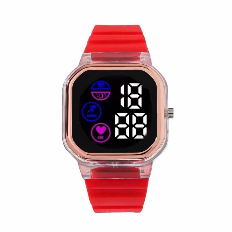 Jam Tangan Rubber Digital Led Pria Wanita Terlaris Fashion