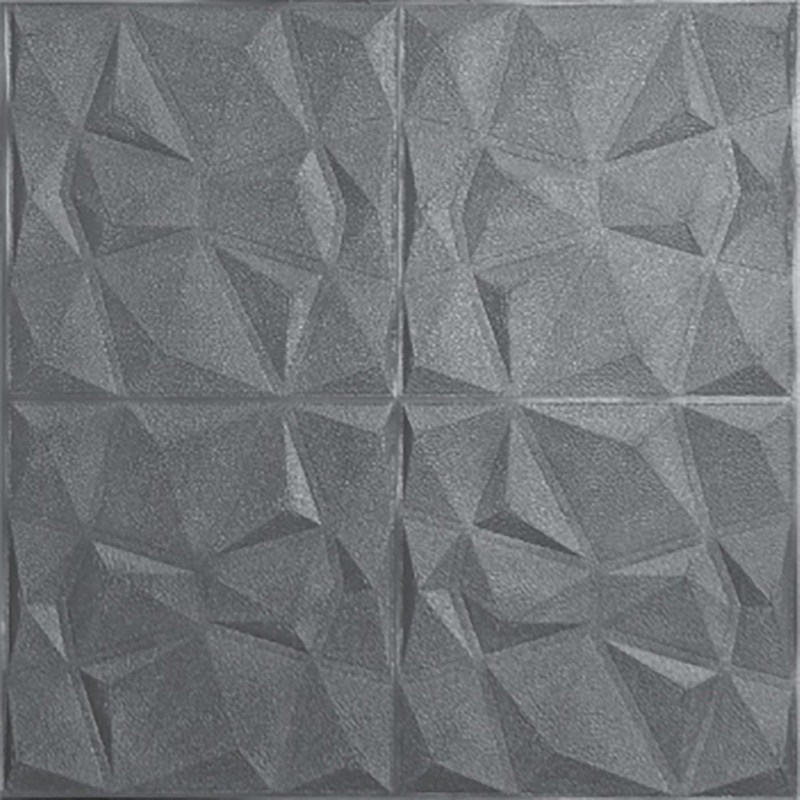 Wallfoam 3D motif Diamon ukuran 70cm x 70cmx 6&8mm-8
