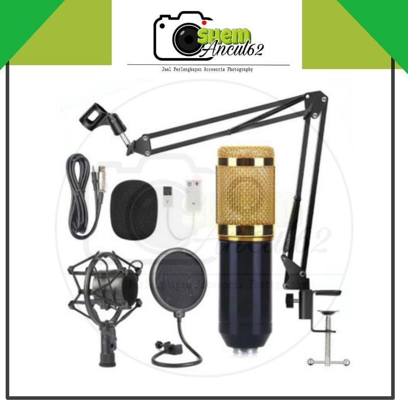 Microphone podcast BM-800 BM800 + Sound Card