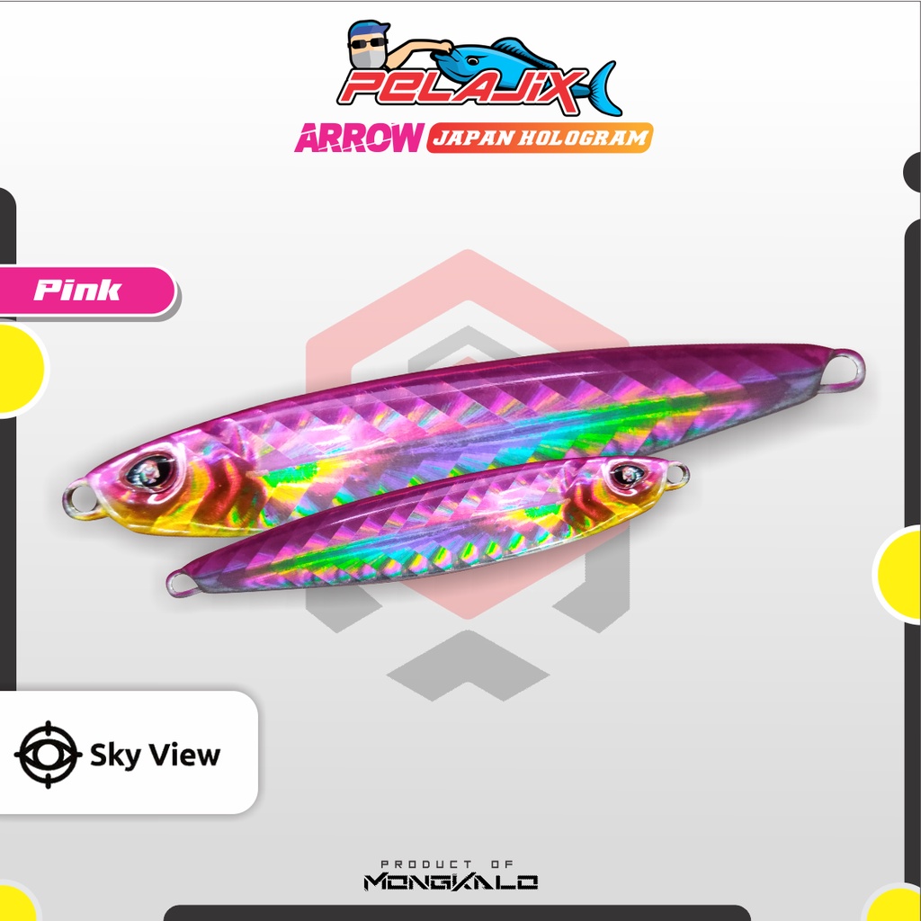 Mongkalo Pelajix Panah noGID noMotif Candy 30 Pink