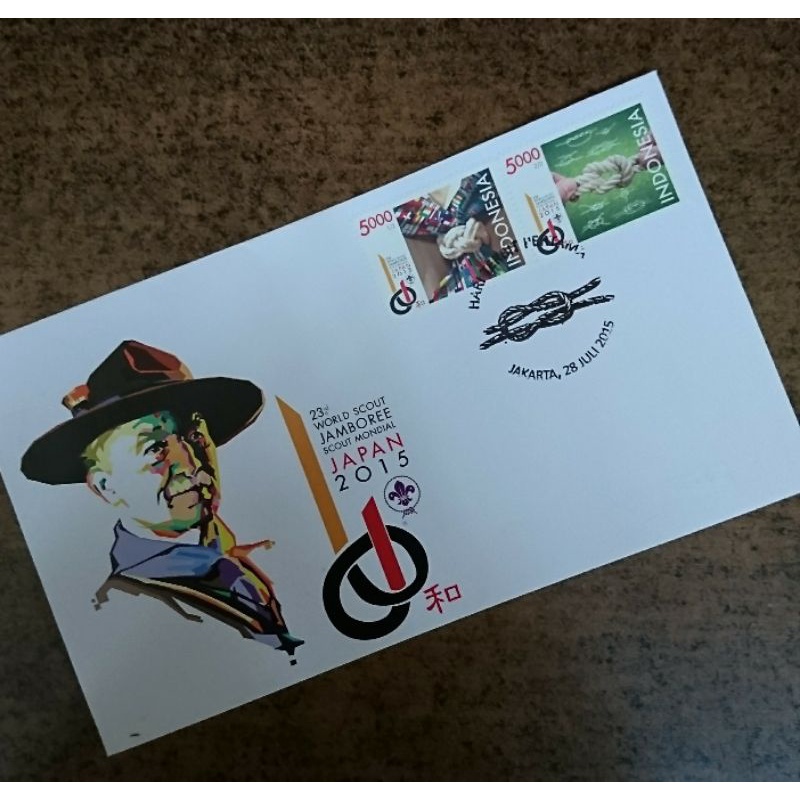 

Sampul Hari Pertama Prangko Perangko Indonesia Jambore Pramuka Sedunia Ke 23 Di Jepang 2015