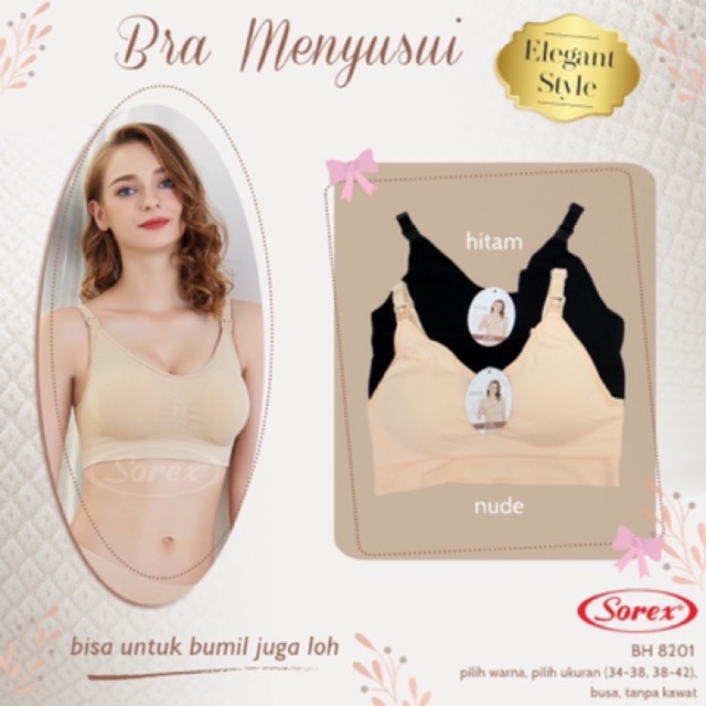 Sorex Bra menyusui 8201 - Sorex Maternity BRA 8201 /BH IBU MENYUSUI