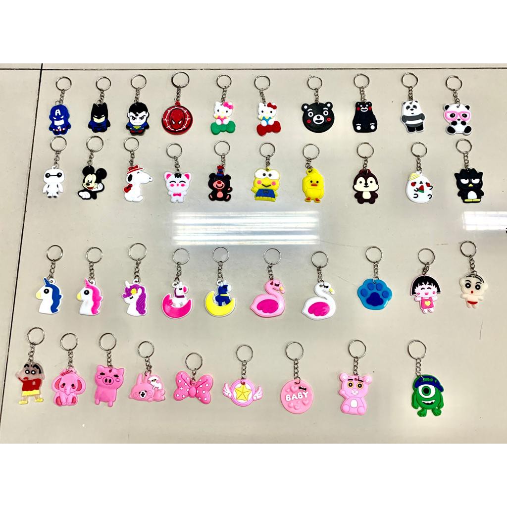 (MANYTHING) GANTUNGAN KUNCI KARAKTER LUCU /  SOUVENIR GANTUNGAN KUNCI LUCU / CARTOON MINI GANTUNGAN KEYCHAIN