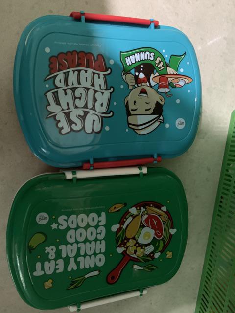 Kotak Bekal Makanan Anak Sekolah Plastik Tupperware Kualitas Terbaik Tahan Panas Terbaru 2020 Km08