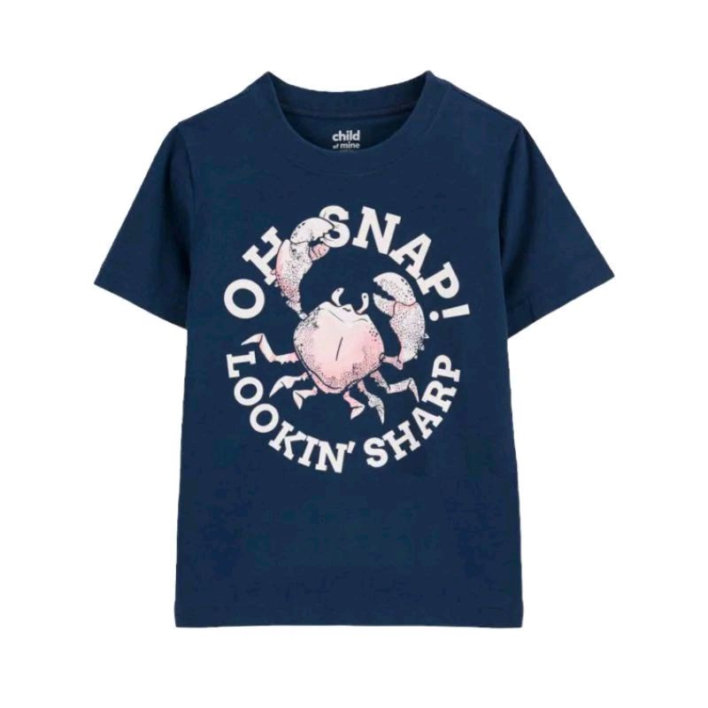 Ctrs boy tee Navy Oh Snap