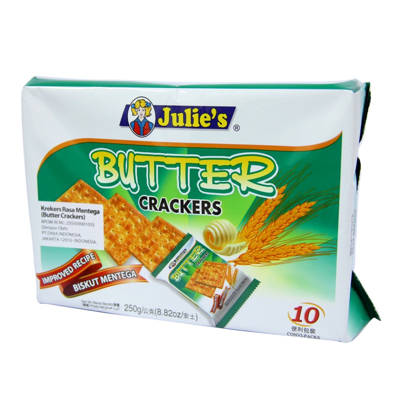 

Julies Biscuit Butter Crackers 250Gr