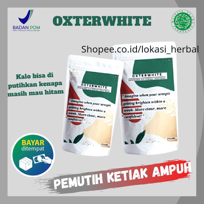 Oxterwhite Pemutih Selangkangan Pemutih ketiak Pemutih Lipatan Kulit