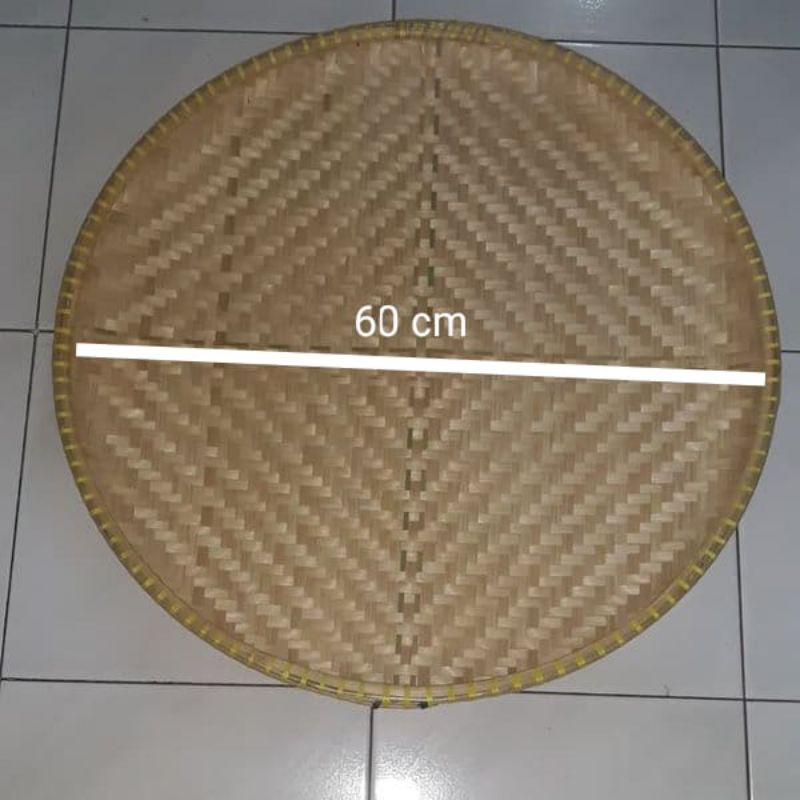 Tampah Bambu 60 Cm Nyiru Nampah Tumpeng