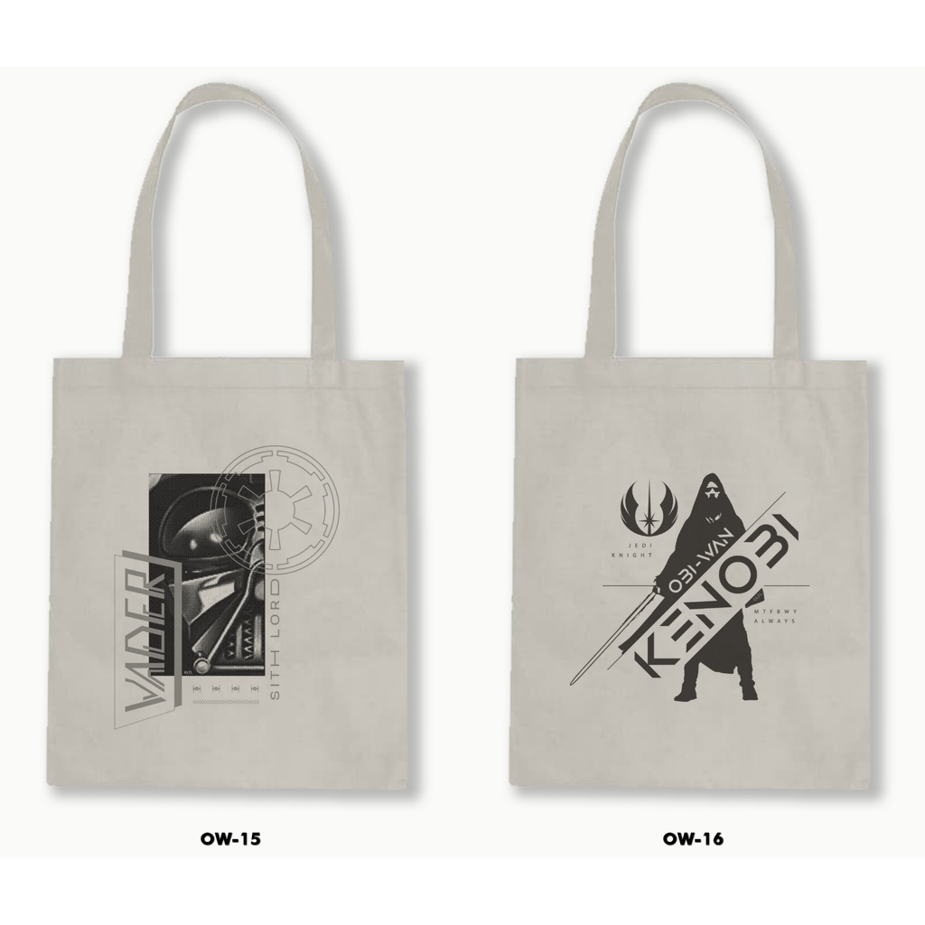 TOTE BAG BLACU - STAR WARS / OBI-WAN KENOBI 01