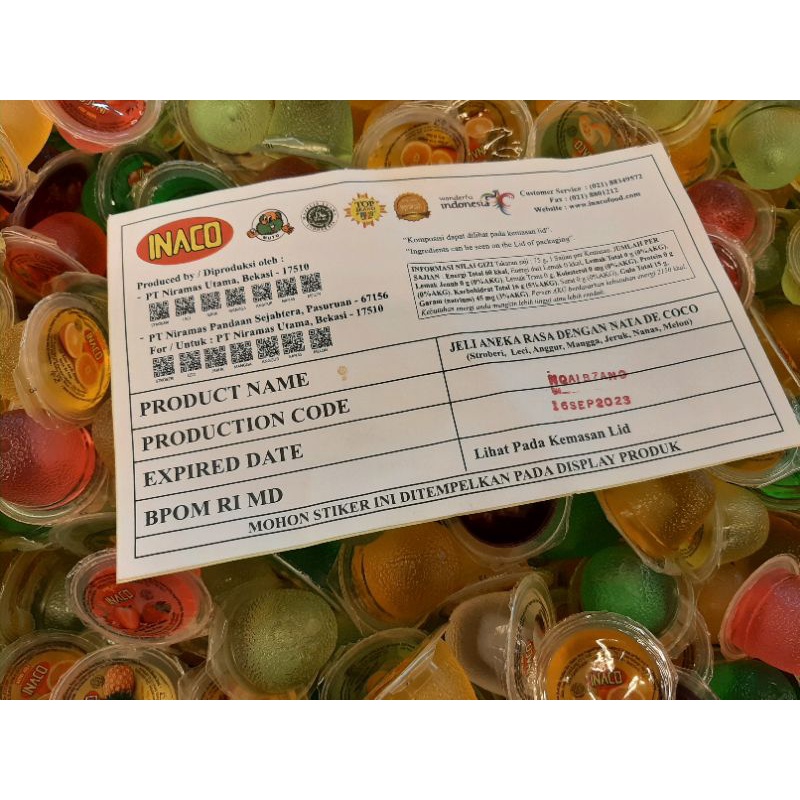 

Inaco jelly curah 500 gram