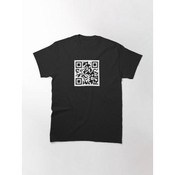Rick Roll Qr Code Kaos Distro Adem