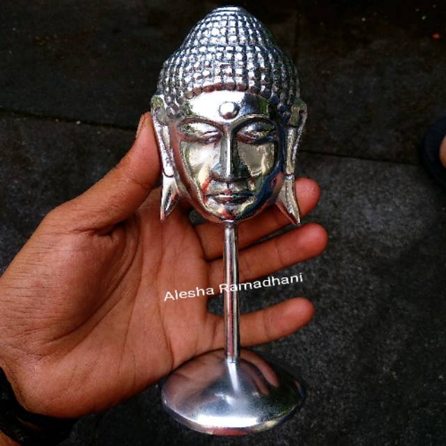 Pajangan Miniatur Kepala Budha