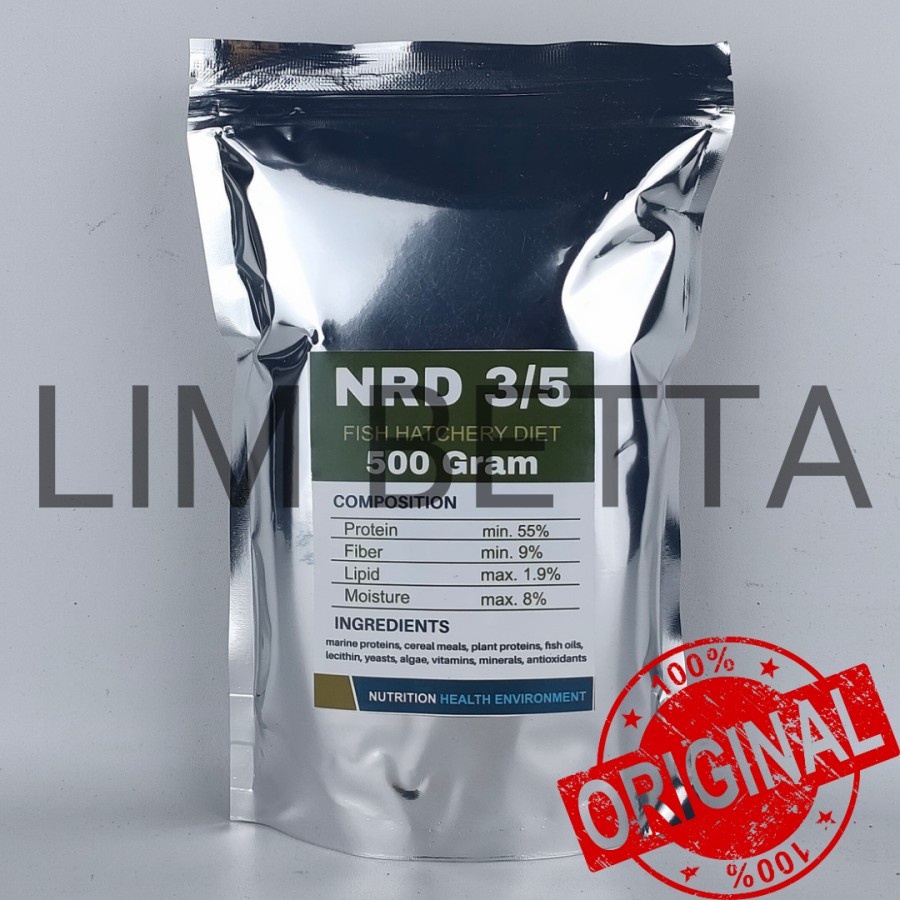 PELET NRD 3/5 KEMASAN 500 GRAM / NRD 300-500 MIKRON